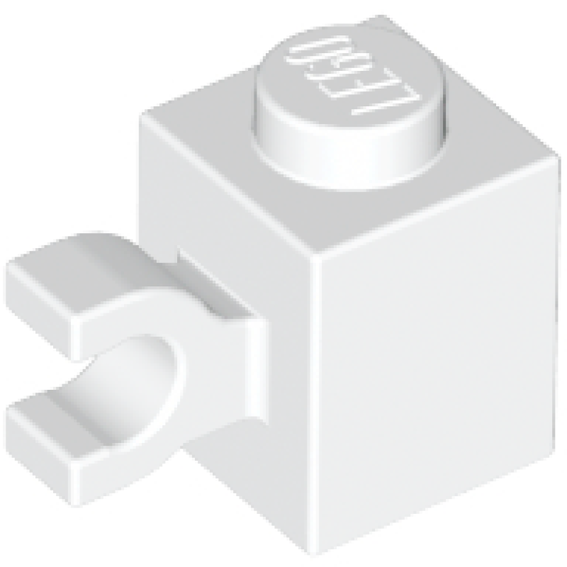 Steen, Aangepast 1x1 met horizontale clip White